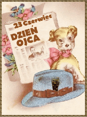 Piesek z kapeluszem 23 czerwca